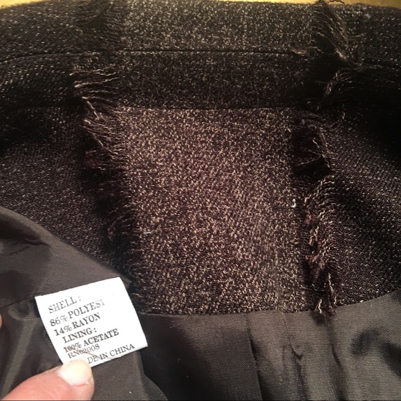 Brown blazer jacket - Picture 7 of 7